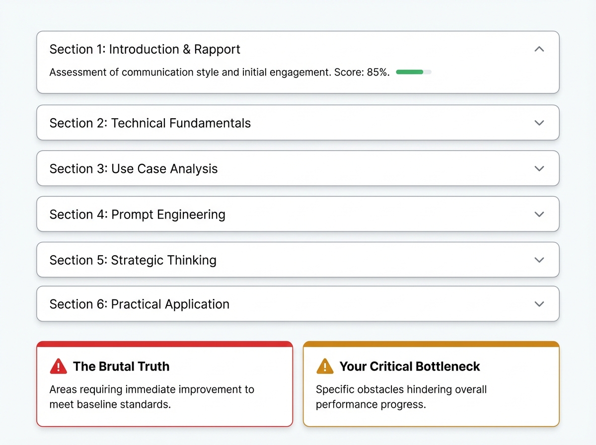 How the AI assessment works
