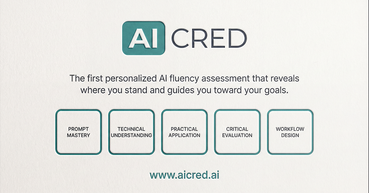 AI CRED | The Standard for AI Fluency